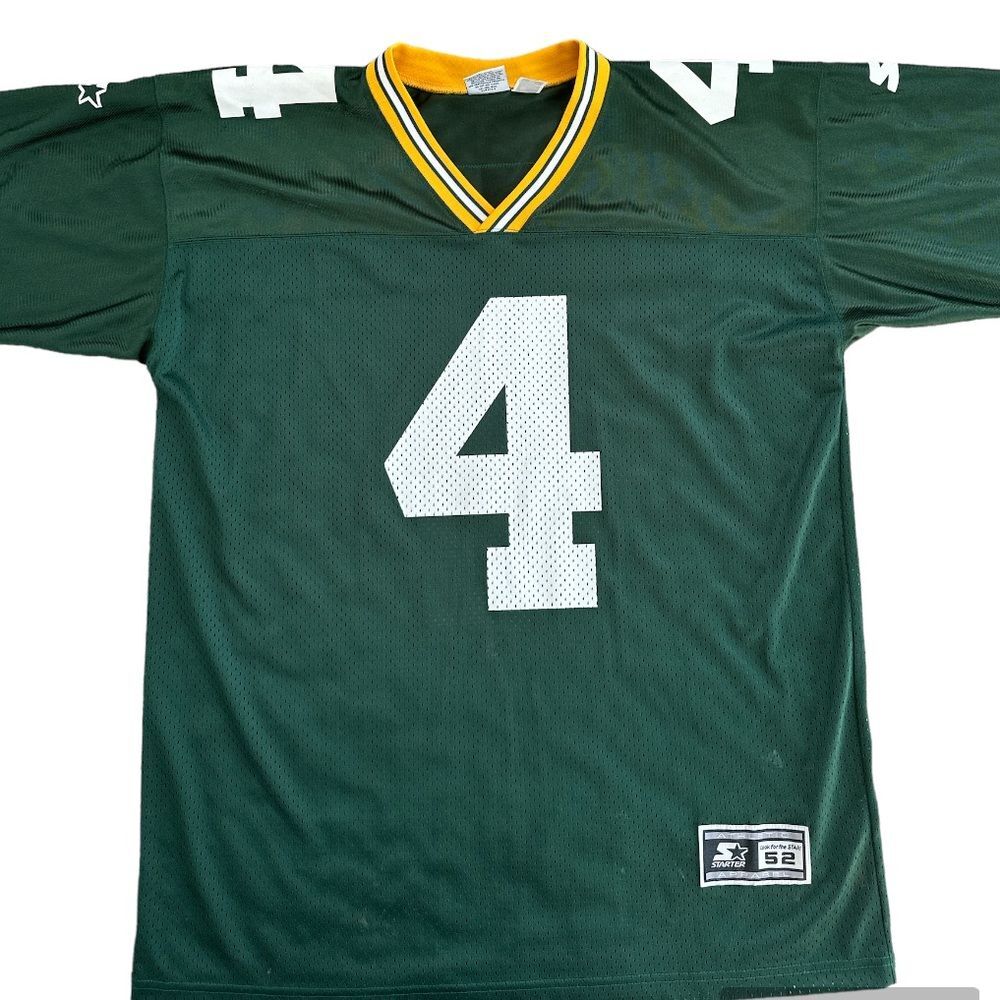 Vintage Brett Favre Jersey Green Bay Packers Starter Jersey Size XL/52 Men’s